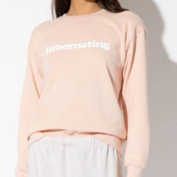SUBURBAN RIOT Women’s Top Hibernating Willow Sweatshirt Size XSmall Blush Pink - Picture 5 of 5